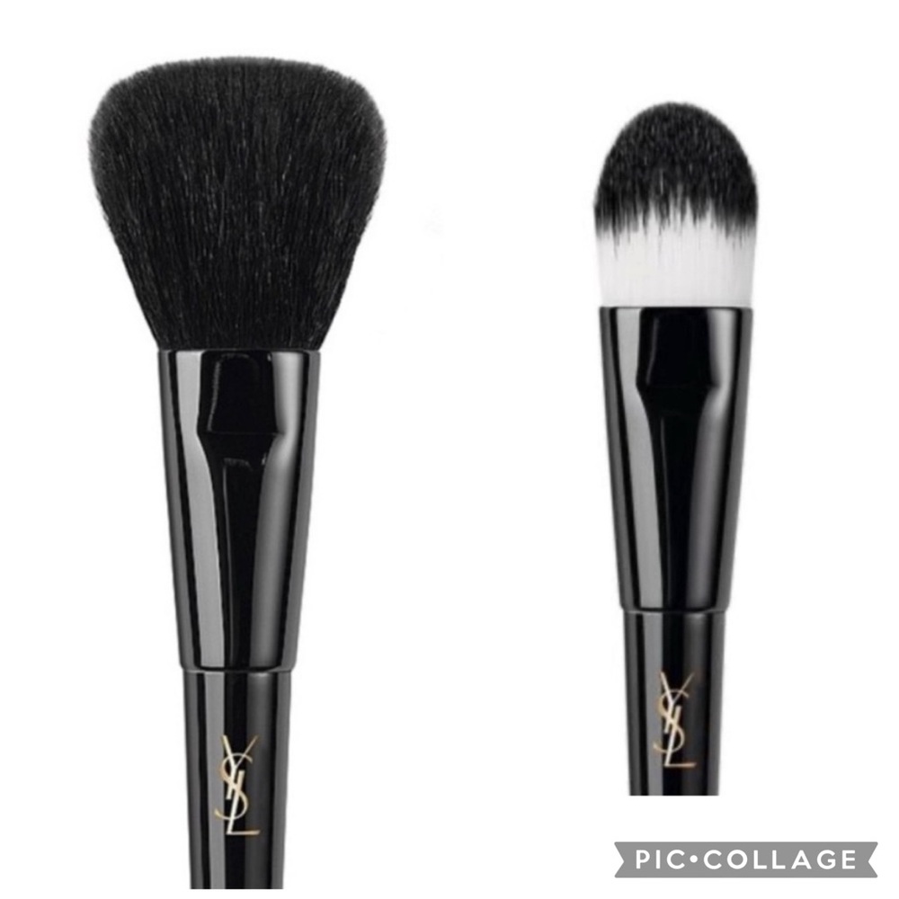 YSL Beauty Makeup Brushes 2pc Set